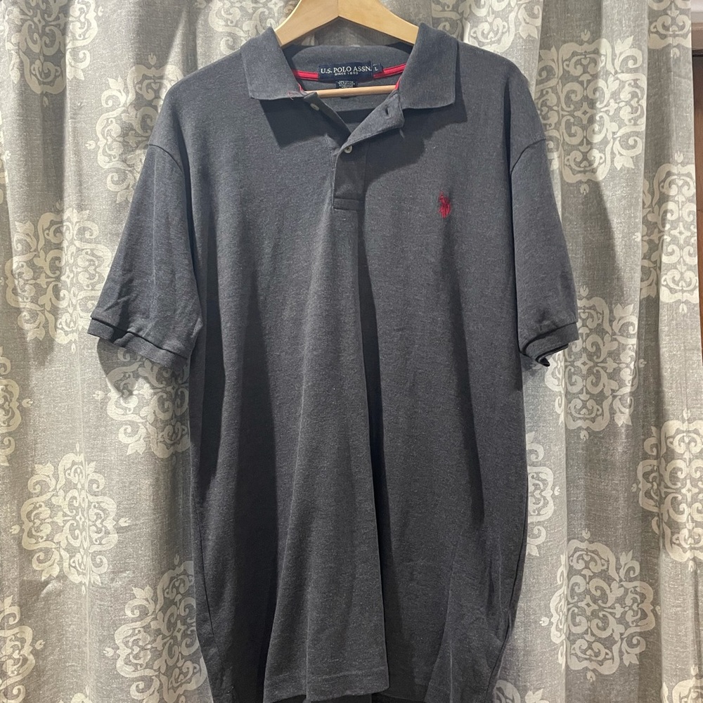 U.S Polo Assn, Red and Grey Polo